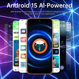 K-Touch Mobile Phones A17 Pro Max Smartphone 7.3 Inch Android 15 Global Version Cell Phone 16+48MP 5G Dual Card Dual Standby 7800mAh Global Version Cellphones