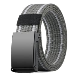 Men Female Belts Military Nylon Adjustable Belt Men Outdoor Travel Tactical Waist Belt with Plastic Buckle for Pants