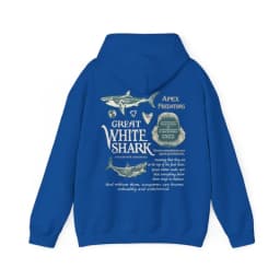 Great White Shark Hoodie Shark Sweatshirt Shark Conservation Hoody Marine Biologist Hoodie Unisex Shark Winter Clothes Women