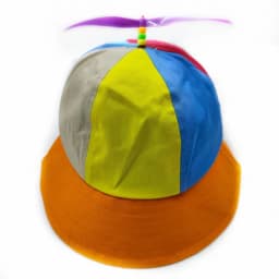 20 Colors Funny Propeller Rainbow Helicopter Baseball Cap Size S&L Unisex Kids Teens Small Heads Top Hat for Men Women