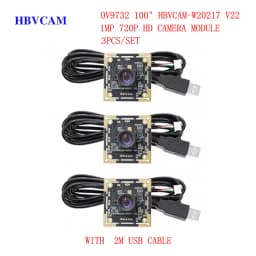 OV9732 100degree HBVCAM- W20217 V22 USB Camera Module with Fully Optimized Firmware For Autodarts