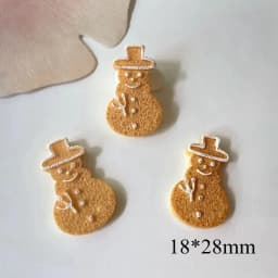 10Pcs/set NEW Christmas Series Resin Flat Back Scrapbooking DIY Baby Headwear Home Decoration Bow Ornament Accessories