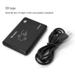 Smart RFID Card Reader 125KHz 13.56MHz ID IC Frequency Access Control USB Card Reader Encrypted Programmer Reader