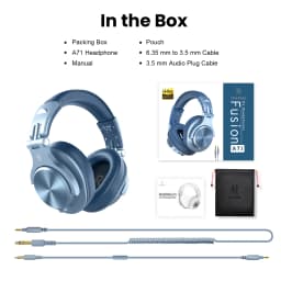 Oneodio A71 Wired HiFi Headphones With Mic Over Ear Stereo Hi-Res Headset Studio DJ Headphone For Recording Monitor 3.5/6.35mm