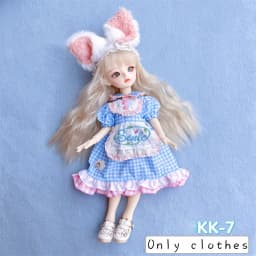 1/6 Bjd DOLL Clothes 30cm Toys Accessories New Style Wear Plaid Skirt Fashion Dress Up With Headwear For Girl Princess Dress