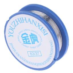 1Roll Solder Wire Tin Lead 0.8mm Width 1.7m Length 2% 13g Flux Reel Welding Line Solder For Soldering 36*12mm Soldering Wire