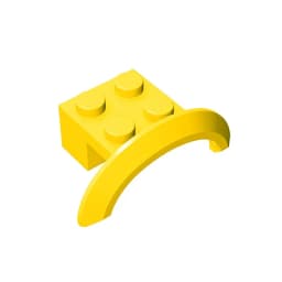 Gobricks 10Pcs MOC Parts 98282 28579 Wheel Arch Mudguard 4 x 2 1/2 x 1 Compatible Bricks Assmble Building Blocks Particle Toy