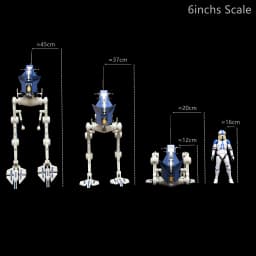 6inchs Scale 1:12 501st Legion 41st AT-RT ATRT All Terrain Reconnaissance Transports Clone ARF Trooper 6" Action Figure Toys