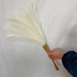 10PCS/Set 55CM Artificial Fluffy Pampas Grass Boho Decor Flower Fake Plant Reed Simulated Wedding Party Christmas Home Decor