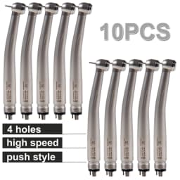 NSK Style Dental High Speed 2/4Hole  Single Spray Big Head Handpiece Push Button Tip / Cartridge Rotor