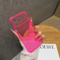 Luxury Glitter Bling Clear Phone Case for Apple iPhone 18 17 16 15 Pro Max Hard Transparent Lens Protect Soft Bumper Cover Funda