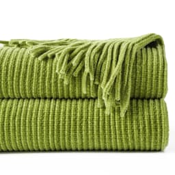 Battilo Chenille Knit Blankets with Tassels Caramel Plaid Throw Blanket for Bed Couch Decorative Sofa Blanket Bedroom Fall Decor