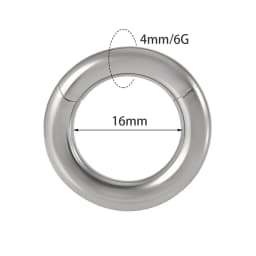 1PC Surgical Steel Nose Rings Septum Clicker Segment Hinged Ring Nose Ear Cartilage Tragus Helix Ear Lobe Body Piercing Jewelry