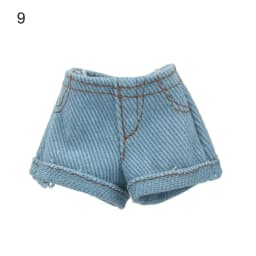 Multi Style Denim 11.5"Jeans Bottoms Shorts For Doll Clothes Outfits Short Pants For Blythe 1/6 Dolls Accessories