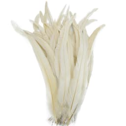 20/100Pcs 25-30CM DIY Rooster Feather Crafts Sewing Clothing Decor Plume Home Party Women's Feather Headwear Wedding Accessories