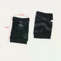 1pair Womens Short Fishnet Net Gloves Fingerless Mesh Gloves Punk Rock Fancy Night Club Party Arm Warmer Gloves Sexy Gloves