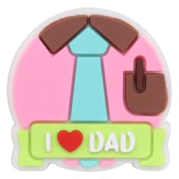 1-17Pcs PVC Dad Jokes Best Grandpa DIY Man Cool Shoe Charm Button Clog I Love Papa Sandals Decorations Holiday Gift