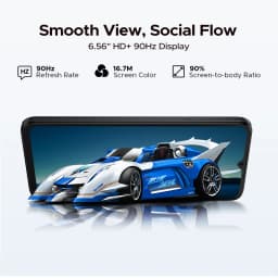 DOOGEE Note56 Pro Smartphone Android 16 32GB+128GB 6150mAh Battery 6.56'' 90Hz Screen Gemini AI NFC Widevine L1 Cell Phone