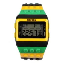 Digital LED Watches Unisex Colorful Constructor Watch Blocks Splice Sports Wristwatch For Children Xmas New Year Gifts