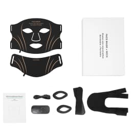 7 Color LED Face Mask with Neck Wireless Portable Red Light Therapy for Anti-Aging, Wrinkles, Skin Rejuvenation, Home Use