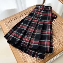 High Waist Plaid A-Line Skirt Women's Spring Summer Autumn Winter New Korean Style Student Pleated Skirt Short Pants