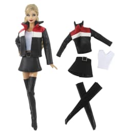Handmade Babi Clothes Leather Clothing Outfit for 11.5 Inch 30cm Doll BJD Clothes Many Style Gifts for Doll Accessories