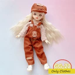 Cute GG Series Pretty Personalized Clothes for 30 cm 1/6 Bjd Byte Doll DIY Dress Up Clothing Skirt Casual Suit Socks Accessories