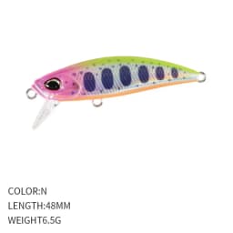 Sinking Minnow lure 48mm 6.5g Hard Bait Wobblers Minnow Carp Fishing Lure Isca pesca Artificial Minnow Lure for Trout Bass
