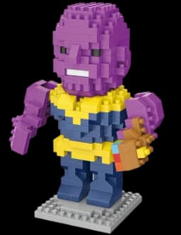 Hero Cartoon Micro Particle Building Blocks Children Assembly Toy Anime Action Figure Boy Girl Kid Gift Cute Toy Building Bricks