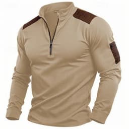 Men's Stand Collar Zip-Up Hooded Jacket, 2025 Fall and Winter Plus Size Oversized Hoodie | Workwear Style Casual Athletic Top