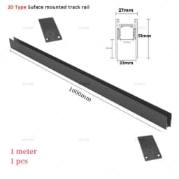 QIUBOSS Modern Magnetic Track Lights Embedded LED Spotlight Downlight Living Room Without Main Light Lighting Grille Lamp Series