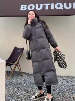 Winter Long Hooded Solid Down Jacket Women White Duck Down Waterproof Outwears Female Warm Thick Parker Knee Length Down Jacket