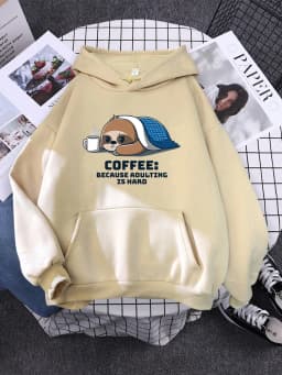 Cute Panda Sleeps Print New Women'S Sweatshirt Warm Vintage Pullover For Woman Fashion Korean Round Neck Hoodie Female