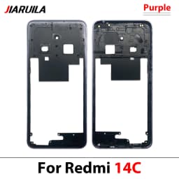 NEW Middle Frame Mid Housing Bezel Replacement parts For Xiaomi Redmi 13 13C 14C A5 Middle Frame