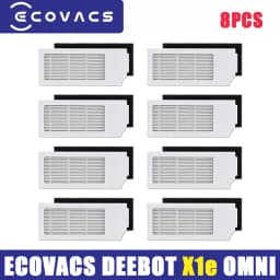 Ecovacs Deebot X1e Omni TURBO Vacuum Cleaner Robot Filter Side Brush Cleaning Cloth Spare Parts Dust Box Accessories