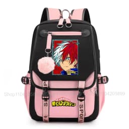 My Hero Academia Anime Print Student Backpack Lightweight Casual Daypack for Girls School Travel