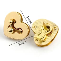 2Pcs Metal Turn Twist Lock Buckle Purse Spring Latch for Bags DIY Handbag Locks Clasp Bag Closure Sewing Hardware Accessories