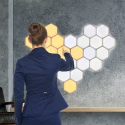 1-12PCS Touch Sensor Light Hexagonal Atmosphere Quantum Wall Lamp For Game Bar Bedroom Creative DIY Decoration LED Night Light