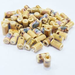 10*5MM Tube Shape Long Cylinder Ceramic Porcelain Spacer Beads For Jewelry Making DIY Column Accessory