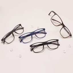 TR90 Men Ultralight Square Prescription Eyeglasses Classic Rectangular Optical Glasses Anti Blue Light Progressive Lenses Spring