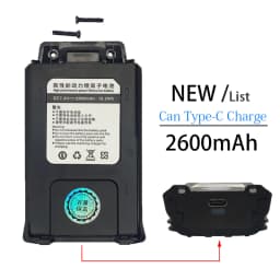 Baofeng UV 5R Battery Compactible Long Battery USB Baofeng UV5RA UV5RE UV5RT Walkie Talkie Optional Charger Two Way Radio Parts