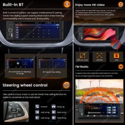 Universal 1 Din Car Stereo 6.86Inch HD Touch Screen Car Multimedia Player Wireless CarPlay Auto BT FM USB Car Radio Audio Player