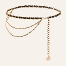 1pc Fashion Multi-Layer Metal Waist Chain for Women Versatile Dress Belt Accessory