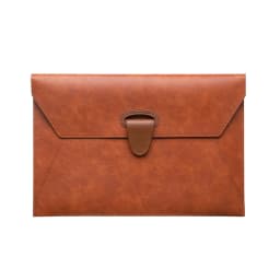 Customized Name: A4 Business File Bag, Leather Material, Thick and Waterproof Storage Bag, Office Bag, Bill Bag
