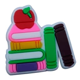 1PVC Schoolbag Pencil Study Styles Children Sandals Shoe Charms Cute Shoe Decorations Clog DIY Wristband Charms