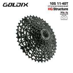 GOLDIX 10 speed cassette 11 40 42 46 48 50 10-speed mtb cassette for Shimano HG structure Ultralight hollow bike cassette