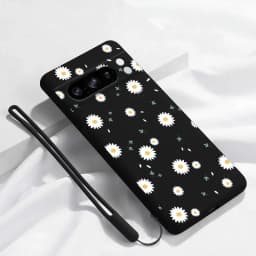 Pixel 8 Pro White Flower Bracelet Silicone Phone Case For Google Pixel 8Pro 8 8A 5 3XL 3A 4 4A 5 7 7A 6 6A 9 9Pro 9ProXL Cover