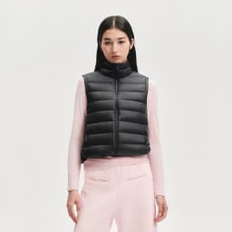 `BOSIDENG Women's Down Vest Sleeveless Puffer Jacket Lightweight Stand Collar Winter Warm Gilet Casual Outerwear`
