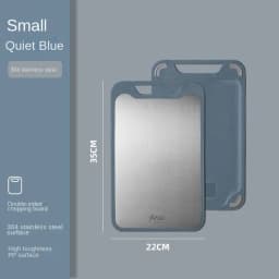304 Stainless Steel Cutting Board Double-Sided Chopping Board Kitchen Fruit Cutting Board Kitchen Rolling Chopping Board
