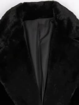Mauroicardi Winter Long White Black Warm Thick Soft Flowy Fluffy Faux Fur Coat Women Sashes Loose Casual Furry Overcoat 2024